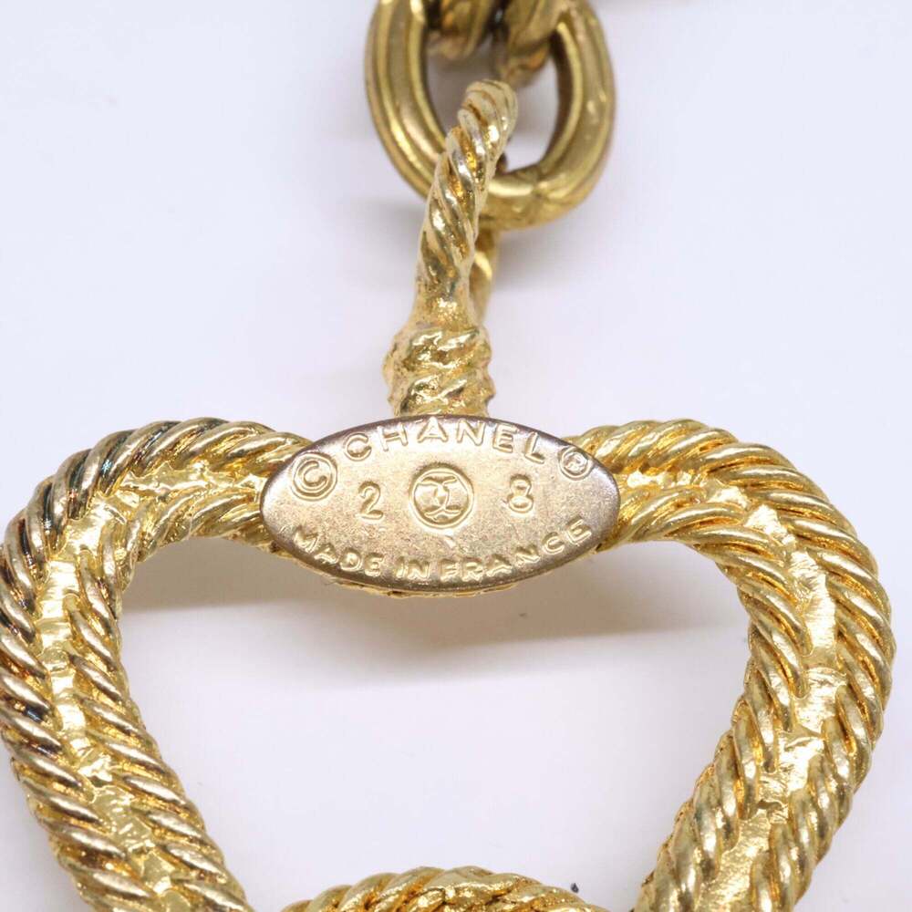 CHANEL Vintage Gold Logo Necklace - Picture 8 of 10